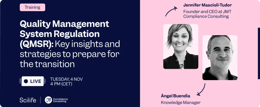 Quality Management System Regulation (QMSR): Key insights and strategies to prepare for the transition